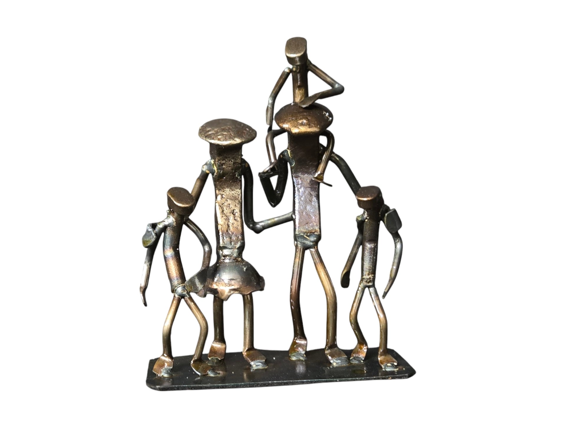 Family of 5 figures stand approximately 7 inches tall.