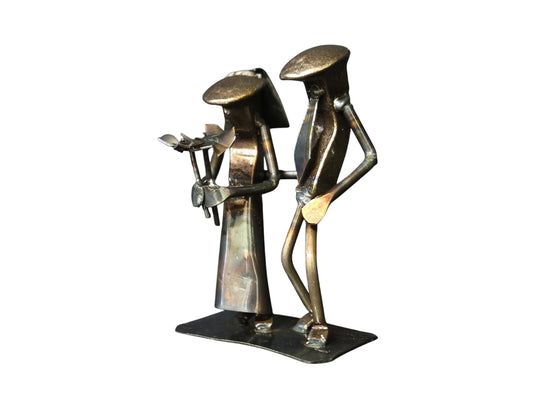 The Newly Wed piece is approximately 6 inches tall.