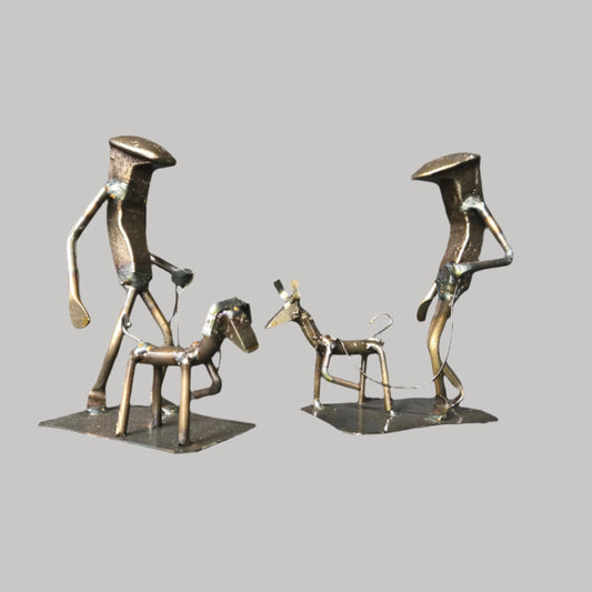The Walking the Dog figures stands approximately 6 inches tall.