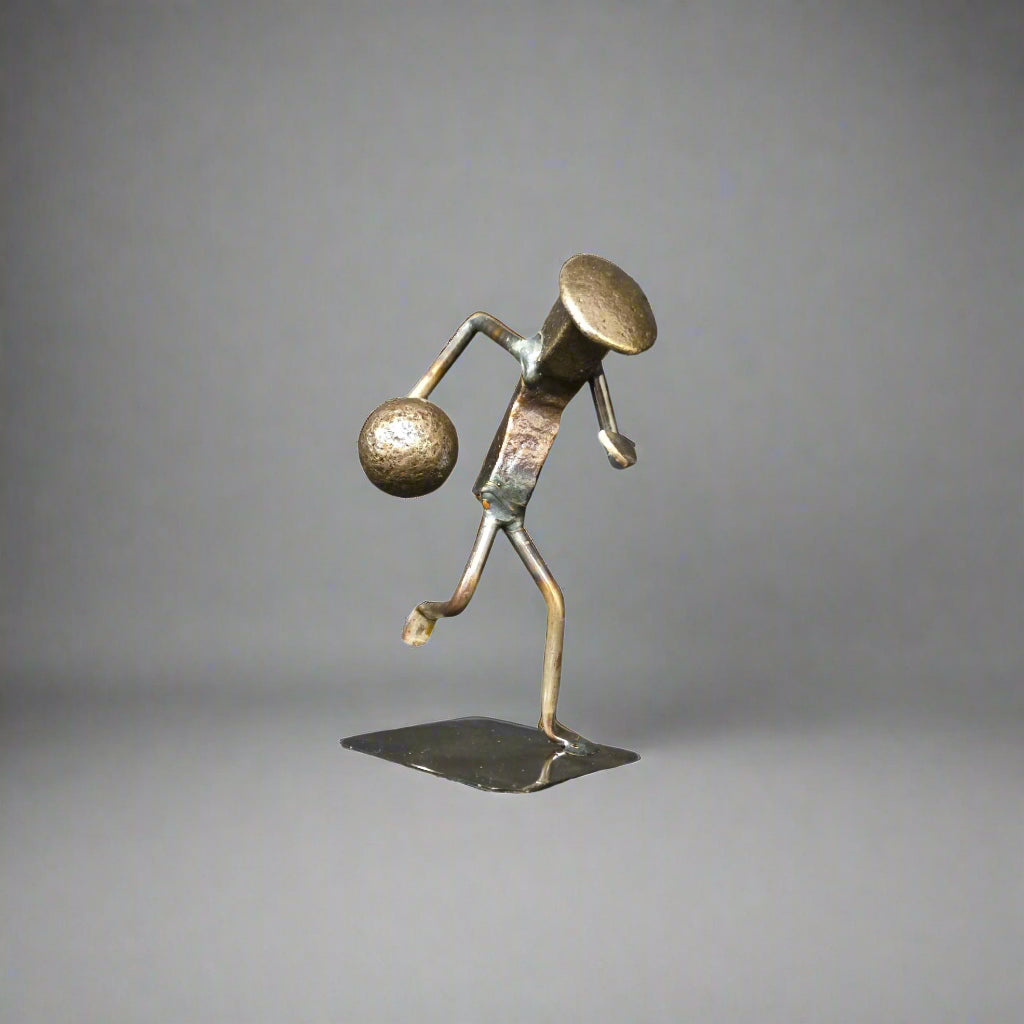 Bowlers are approximately 6 inches tall.