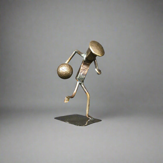 Bowlers are approximately 6 inches tall.