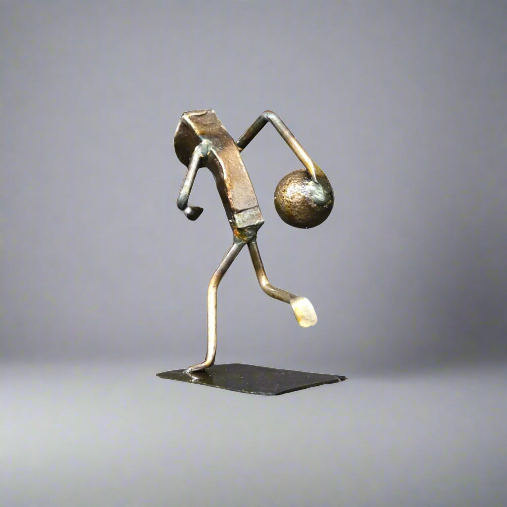 Bowlers are approximately 6 inches tall.