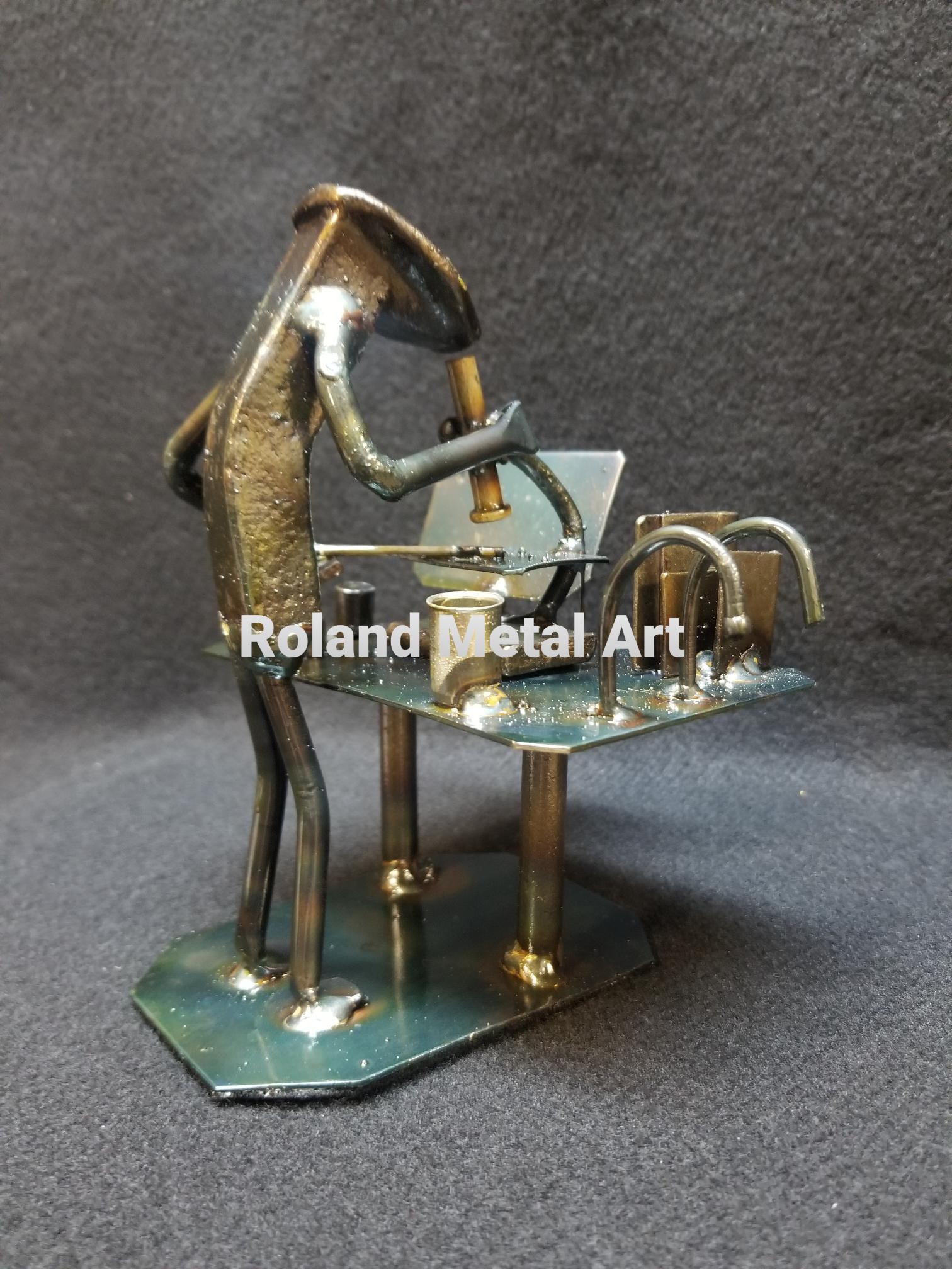 Approximately 6 inches tall. If this item is out-of-stock, then please contact us for ordering information.