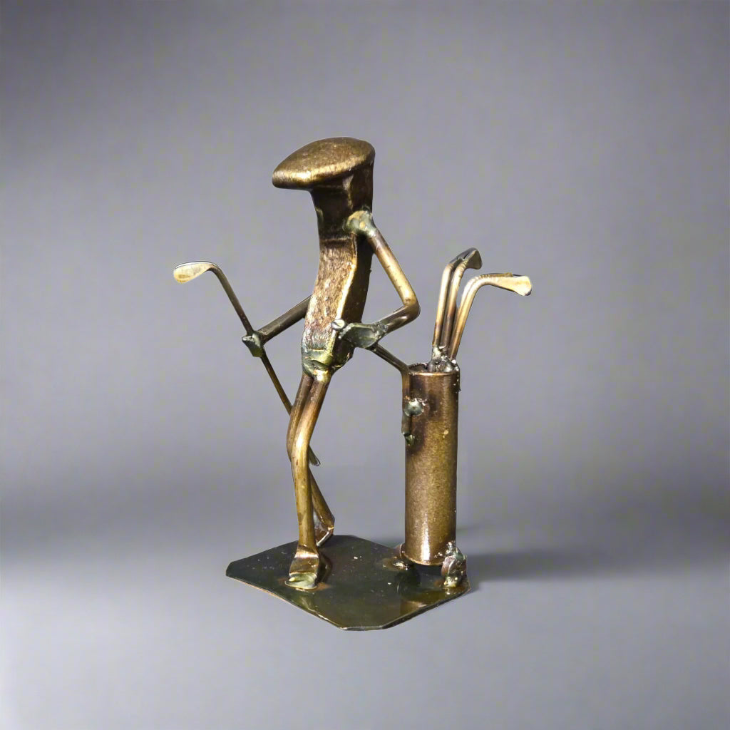 Original: Golfer (with a club) is roughly 6 inches tall.