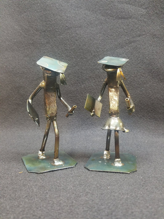 Each Graduate figure stands approximately 6 inches tall.