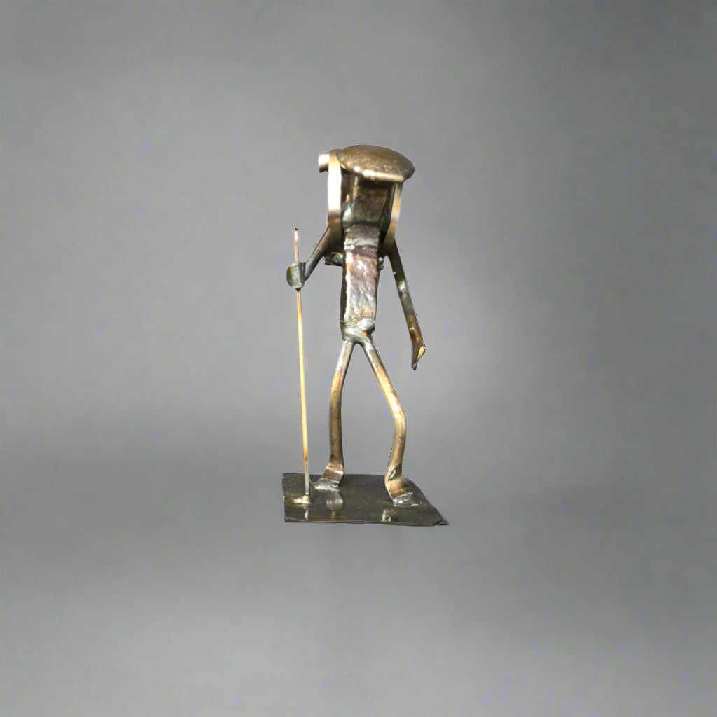 Hikers stand roughly 6 inches tall