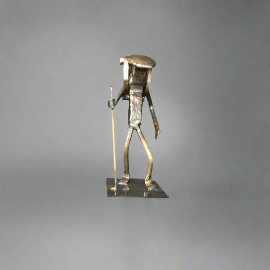 Hikers stand roughly 6 inches tall