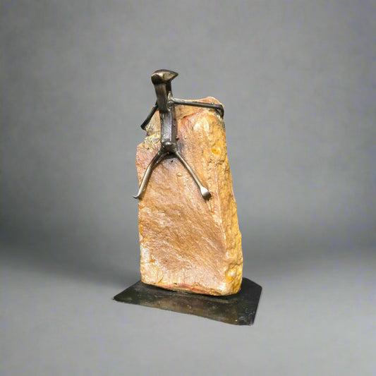 Rock Climbers vary in Rock Size and in the figures body positioning. It is tyically 6 inches in height.