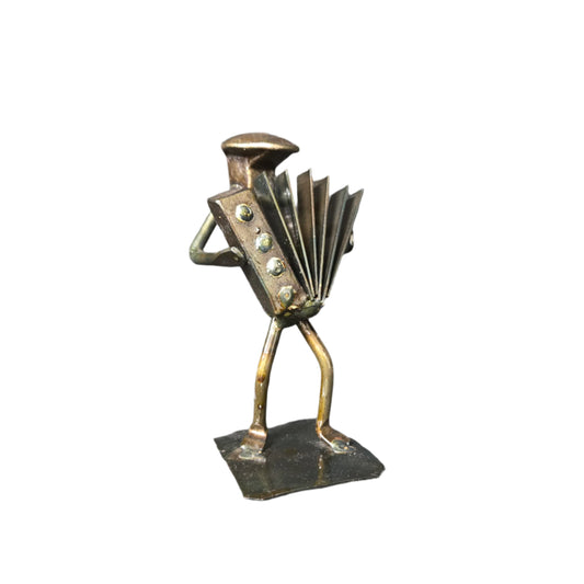 Accordion - Railroad Spike Figurine