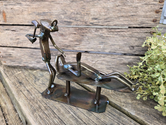 This product stands approximately 7 inches tall. 