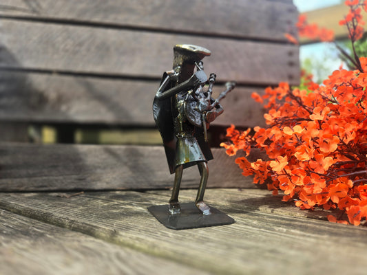Bagpipe - A Highlander Themed Railroad Spike Figurine