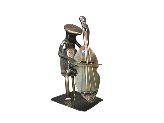 Cello Player is approx. 5 inches tall.