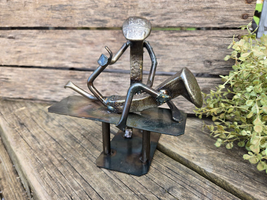 This product stands approximately 6 to 7 inches tall. 
