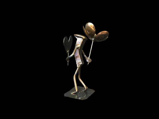 Side View: "Hiding" This figure is approximately 6 inches tall.