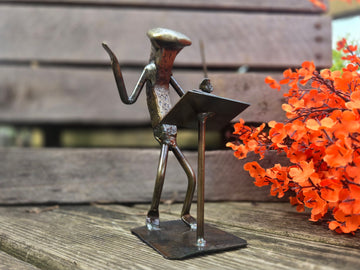 Music Conductor - Symphony-Themed Railroad Spike Sculpture