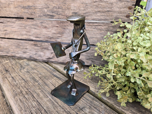 This product stands approximately 6 to 7 inches tall. 