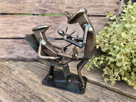 This product stands approximately 6 to 7 inches tall. 