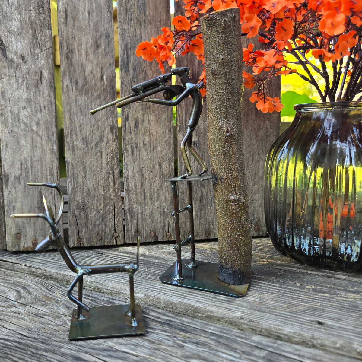 This figure is approximately 4-5 inches tall. Tree heights vary making it an additional 4-6 inches higher.