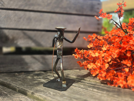 Singer - Railroad Spike Figurine