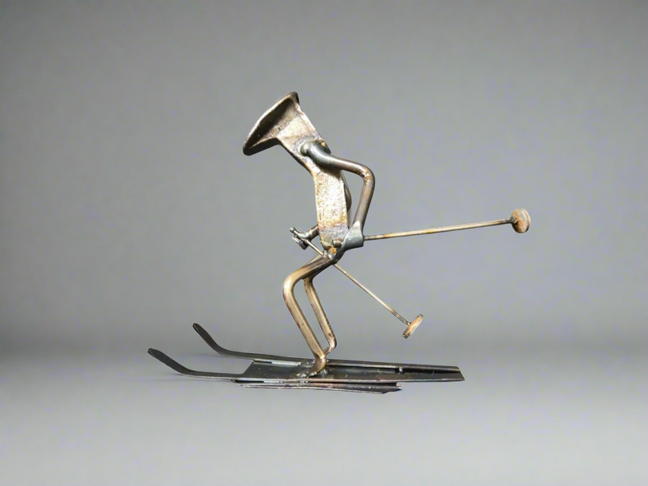 Singer - Railroad Spike Figurine