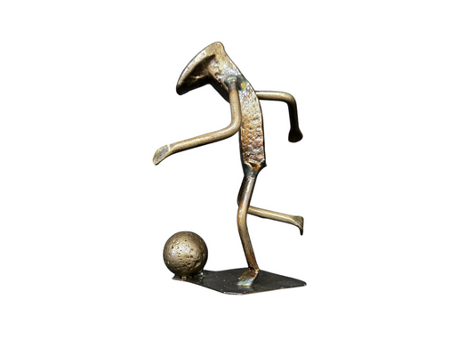 Soccer - Railroad Spike Figurine