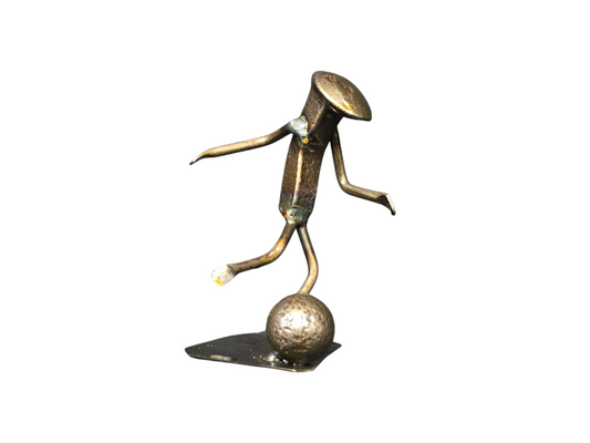 Soccer - Railroad Spike Figurine