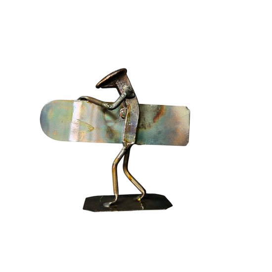 Surfer stands approximately 6in tall.