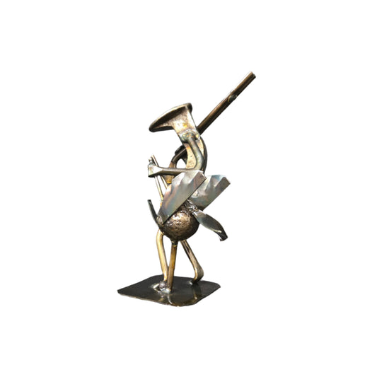 Turkey Hunter Railroad Spike Figurine