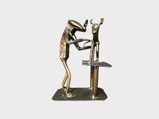 Veterinarian Railroad Spike Figurine