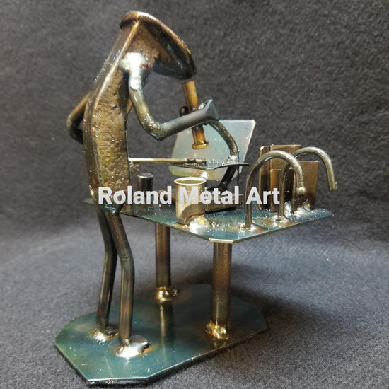 Chemist metal spike art product photo