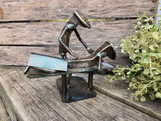 This product stands approximately 6 to 7 inches tall. 