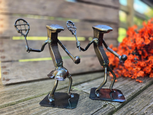 Tennis Railroad Spike Figurine